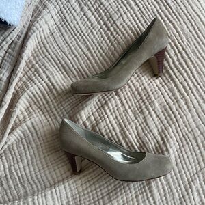 Style & Co “Coby” Leather Suede Pumps